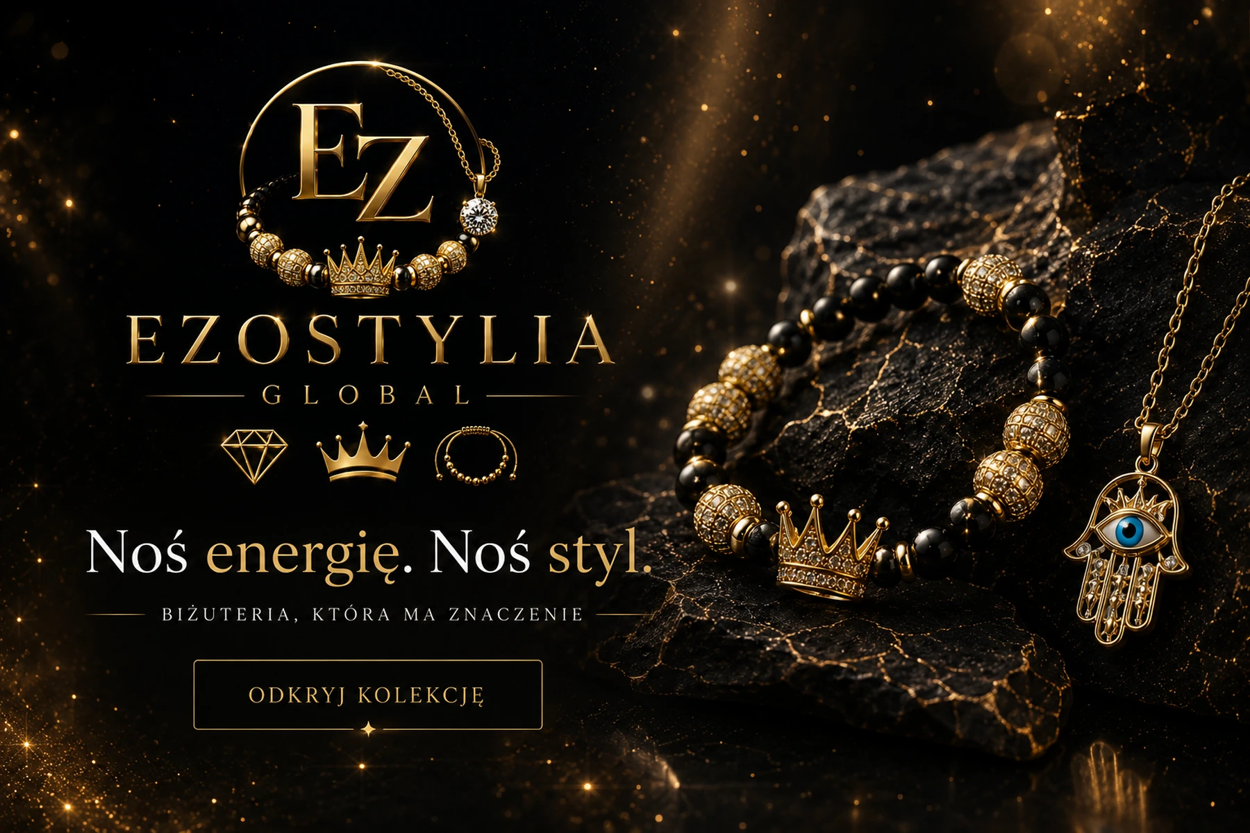 EZOSTYLIA SHOP — Noś energię. Noś styl. Biżuteria, która ma znaczenie. Odkryj kolekcję